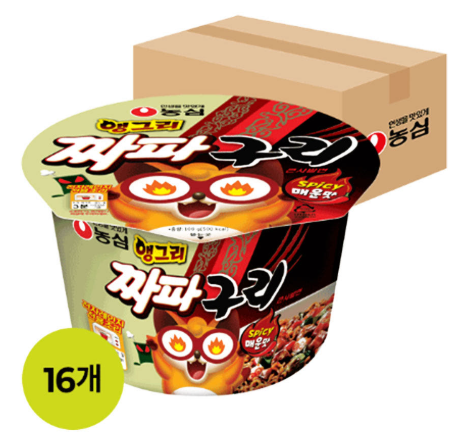 짜파구리 큰컵 114g/16