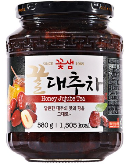꽃샘 꿀대추차 580g